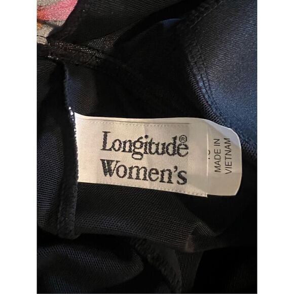 Longitude Women’s Size 18 The Front Swim Dress Sparkler Tummy Control One Piece - Picture 8 of 9